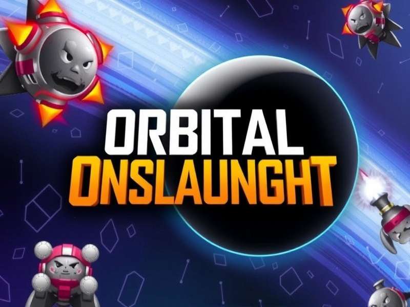 Orbital Onslaught - Conquer the Cosmos Orbital Onslaught Game Banner